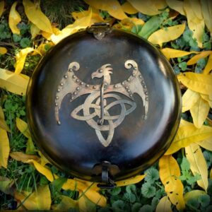 Decorated Hungarian Cooking Dish - Dragon