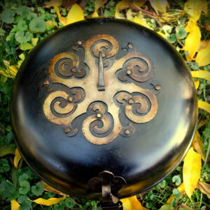 Decorated Hungarian Cooking Dish - Sun Disc