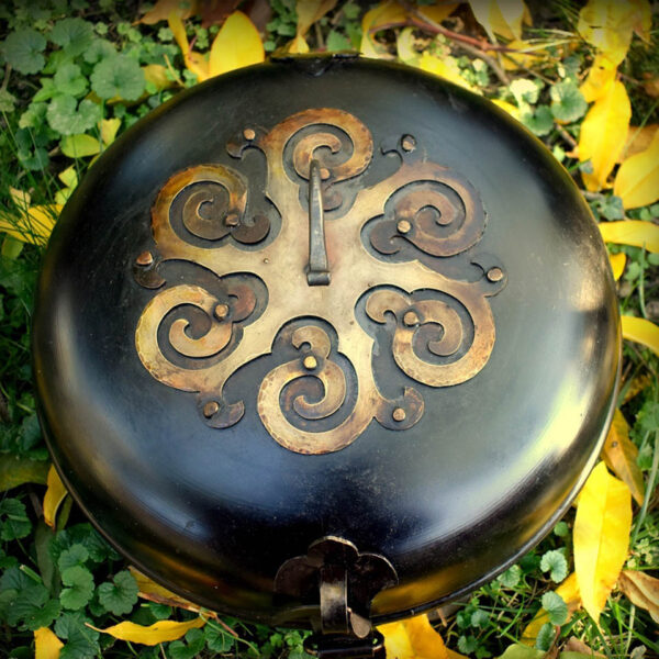 Decorated Hungarian Cooking Dish - Sun Disc