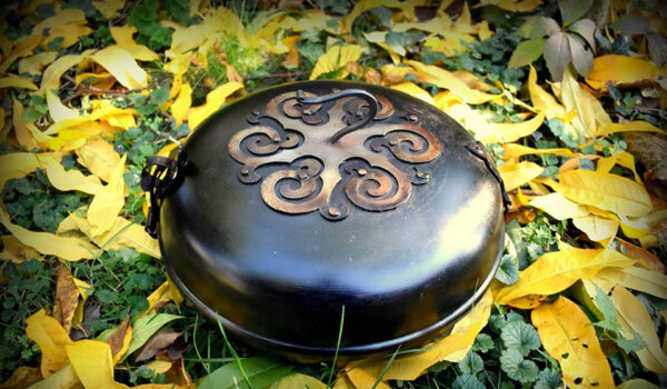 Decorated Hungarian Cooking Dish - Sun Disc – Bild 2
