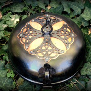 Decorated Hungarian Cooking Dish - Celtic (with copper detail)